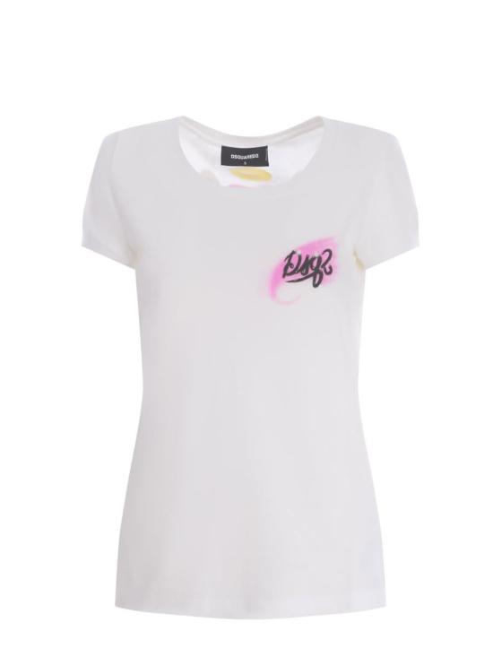  디스퀘어드2 반팔 티셔츠 S72GD0520S24668 100 WHITE