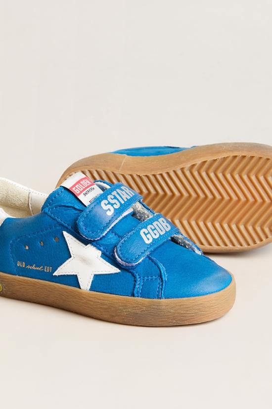 25SS [키즈] 골든구스 스니커즈 GJF00111 F006075 50479 Blue - GOLDEN GOOSE