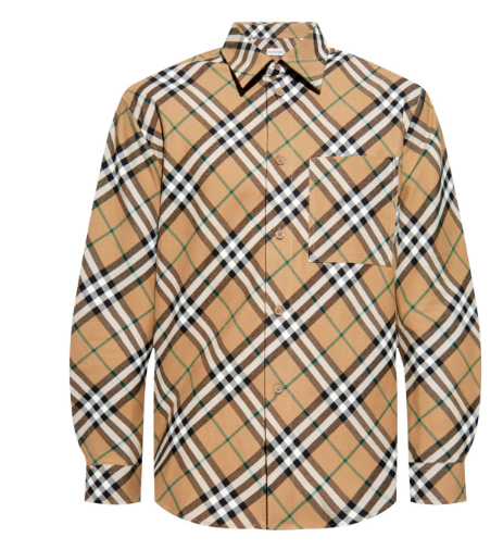  버버리 체크 패턴 코튼 셔츠 8095342 C1202 - BURBERRY