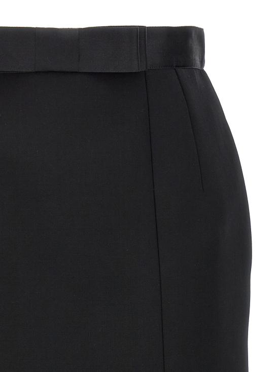26FW 돌체앤가바나 미디 스커트 F4CVBTFUBF1N0000 Black - DOLCE & GABBANA