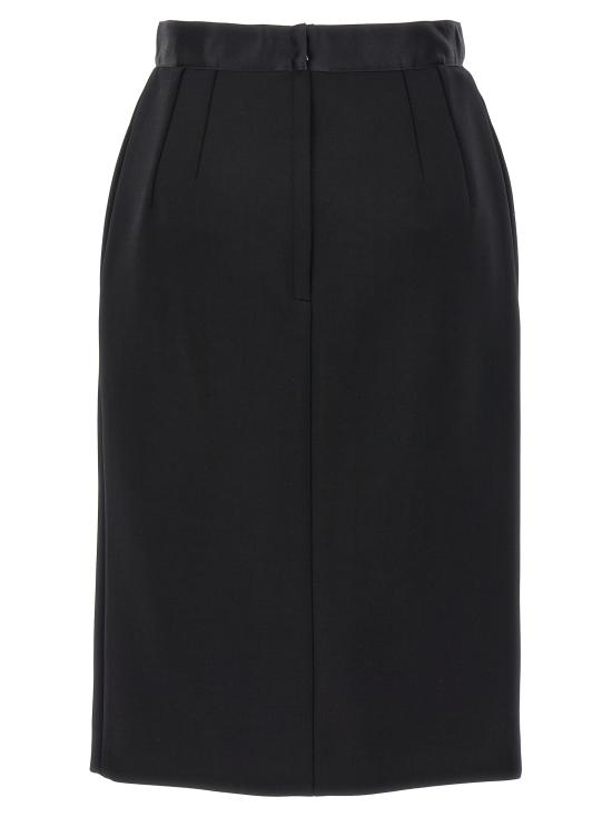26FW 돌체앤가바나 미디 스커트 F4CVBTFUBF1N0000 Black - DOLCE & GABBANA