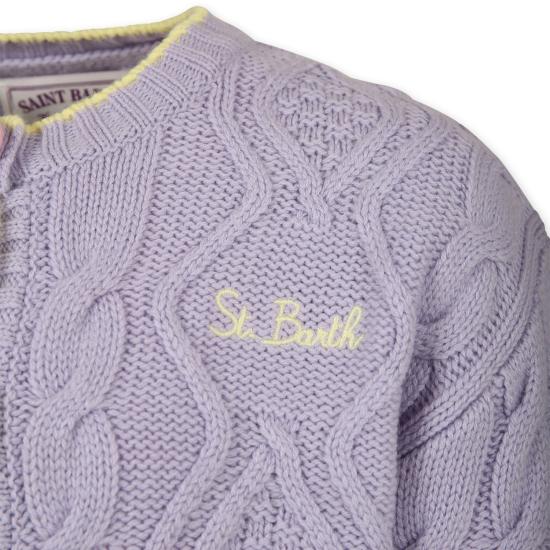 25FW [키즈] 세인트바쓰 가디건 MLE001 00059G VIOLET - MC2 SAINT BARTH