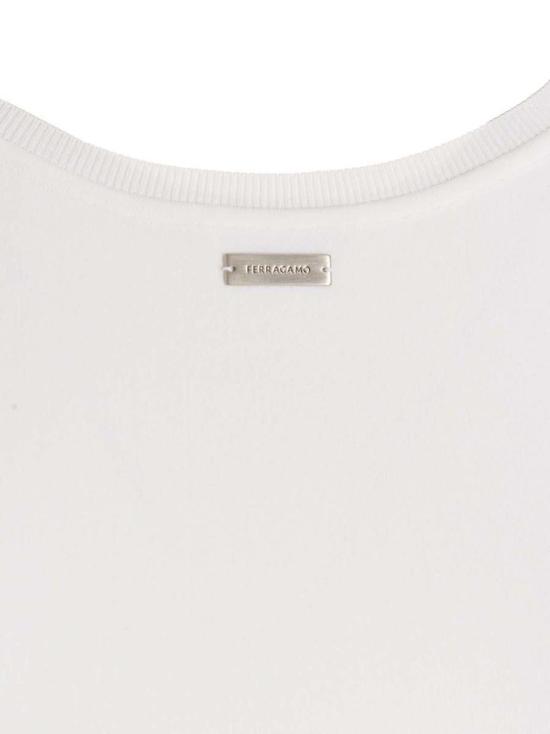  살바토레 페라가모 민소매 티셔츠 0761927OPTICWHITE - SALVATORE FERRAGAMO