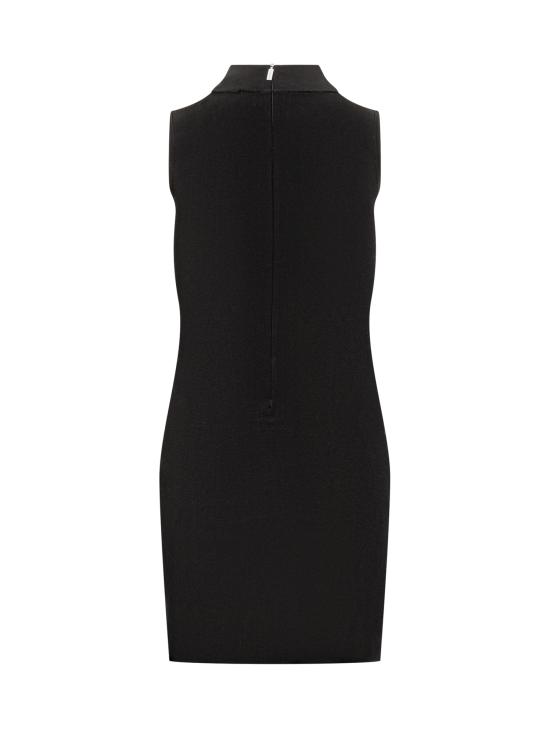 24FW 마이클 코어스 미디 원피스 MF482PU33D 001 BLACK - MICHAEL KORS