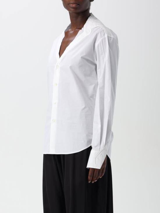 25FW MM6 메종마르지엘라 셔츠 S52DT0035S47294 100 White - MM6 MAISON MARGIELA