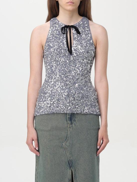 24FW 가니 민소매 티셔츠 F9654 552 Violet