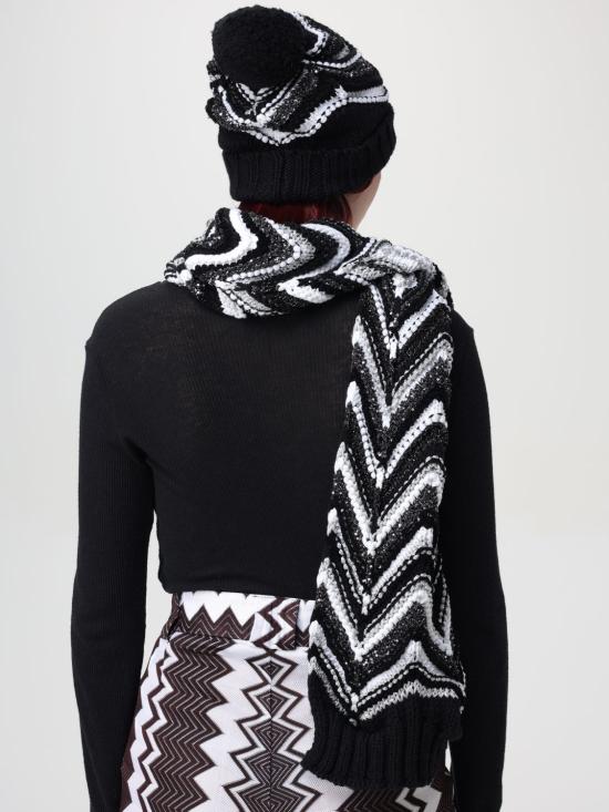 24FW [키즈] 미소니 모자 MV0A57W0183 930BC Black - MISSONI