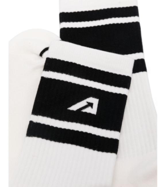  오트리 양말 SOPU 36S0WHITE BLACK - AUTRY