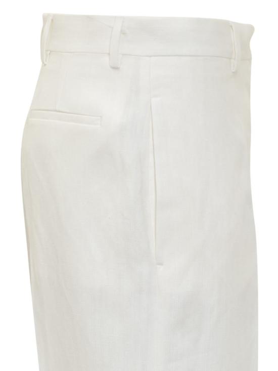  살바토레 페라가모 스트레이트 팬츠 13E908 773765 WHITE - SALVATORE FERRAGAMO