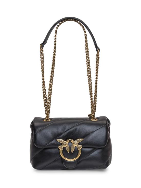 25FW 핑코 크로스백 100039A1EX Z99Q NEROANTIQUEGOLD