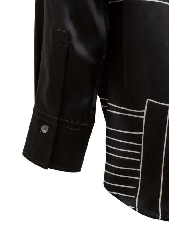 24FW 살바토레 페라가모 블라우스 13G298 778030 Black - SALVATORE FERRAGAMO