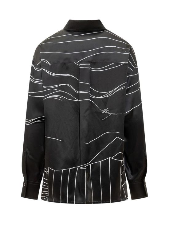 24FW 살바토레 페라가모 블라우스 13G298 778030 Black - SALVATORE FERRAGAMO