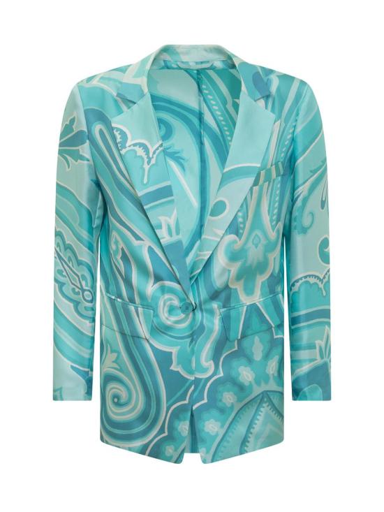  에트로 자켓 121914629 0255 BLUE