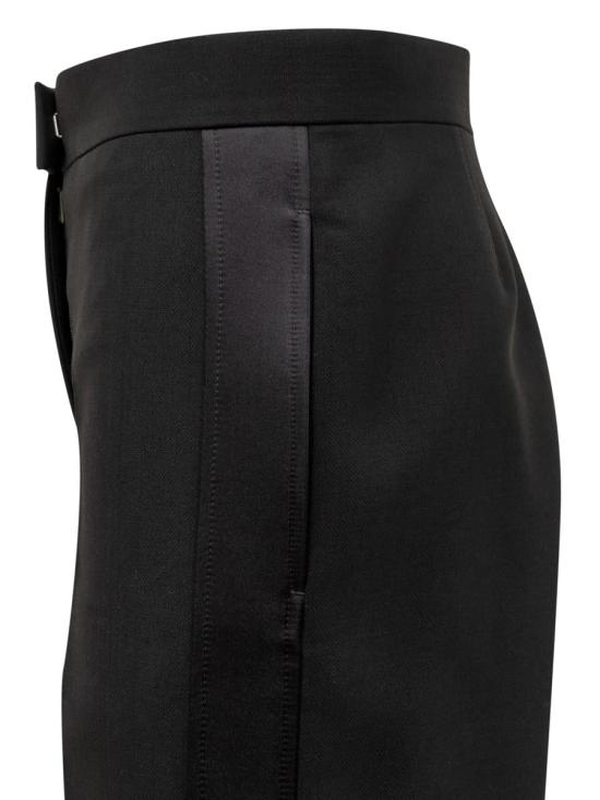 24FW 살바토레 페라가모 스트레이트 팬츠 13F778 775850 Black - SALVATORE FERRAGAMO