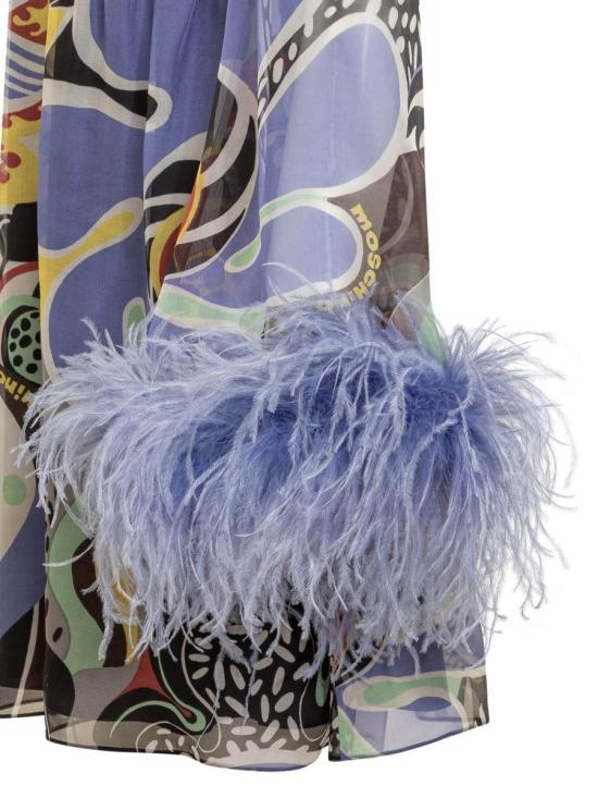  모스키노 숏 원피스 04460553 2555 PURPLE - MOSCHINO