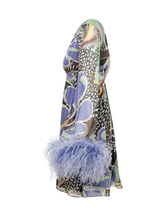  모스키노 숏 원피스 04460553 2555 PURPLE - MOSCHINO