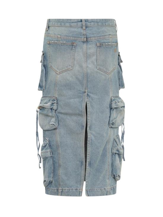  디 아티코 스커트 241WCS189D073 024 BLUE - THE ATTICO