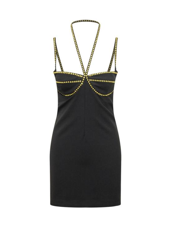  디 아티코 숏 원피스 228WCA123E057T 100 Black