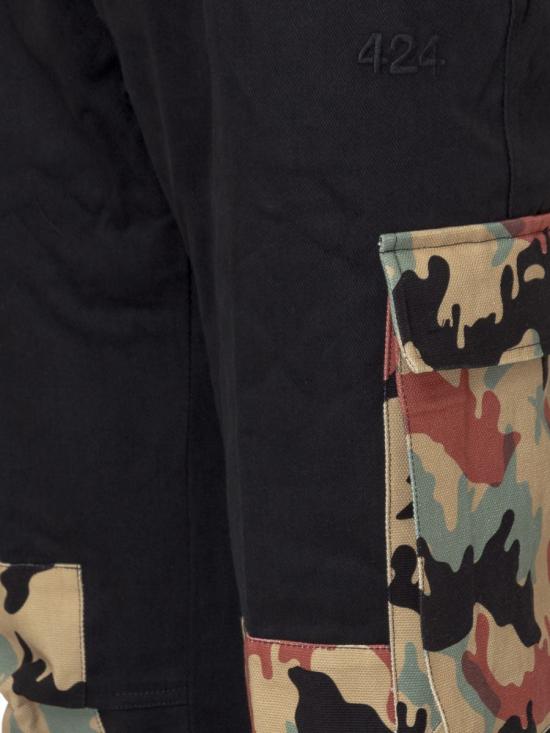  424 카고 팬츠 30061210999 BLACK Black - 424