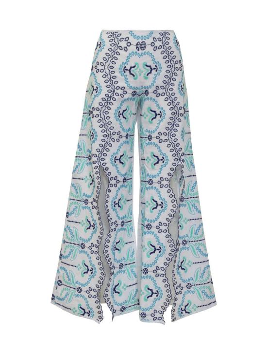  차로루이즈 팔라초 팬츠 244501 BLUELOLITA WHITE