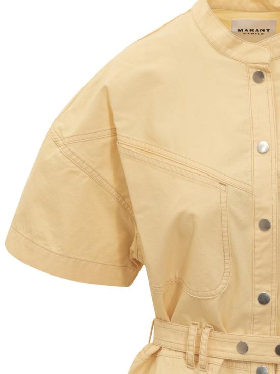 이자벨마랑에뚜왈 숏 원피스 24PCB0037FAB1G04E 23SU YELLOW - ISABEL MARANT ETOILE