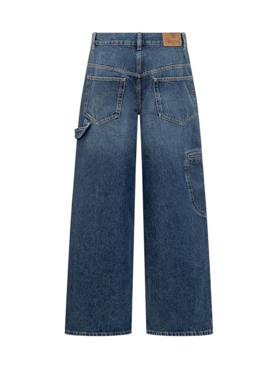 24FW 이자벨마랑에뚜왈 스트레이트 팬츠 24APA0396FAB3H02E 30BU BLUE - ISABEL MARANT ETOILE