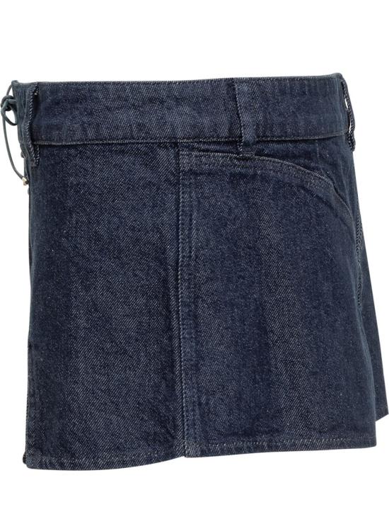  루도빅 드 생 세르넹 숏 스커트 AW23SK005WDEN001 BLUE - LUDOVIC DE SAINT SERNIN