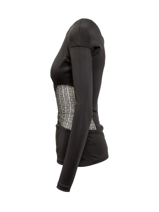  지방시 긴팔 티셔츠 BW617F311B 001 Black - GIVENCHY