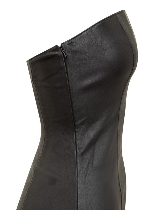  루도빅 드 생 세르넹 원피스 AW23DR005WLEA BLACK Black - LUDOVIC DE SAINT SERNIN