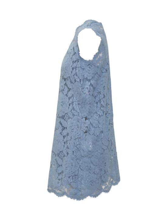 24FW 돌체앤가바나 숏 원피스 F6ATYTHLM7L F3981 BLUE - DOLCE & GABBANA