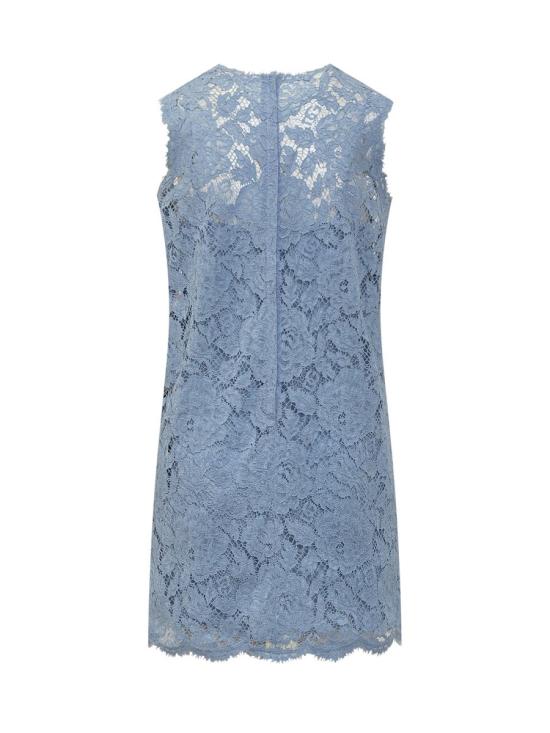24FW 돌체앤가바나 숏 원피스 F6ATYTHLM7L F3981 BLUE - DOLCE & GABBANA