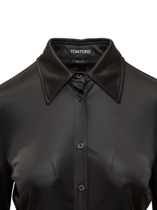 24FW 톰포드 블라우스 CAJ032JEX105 LB999 Black - TOMFORD
