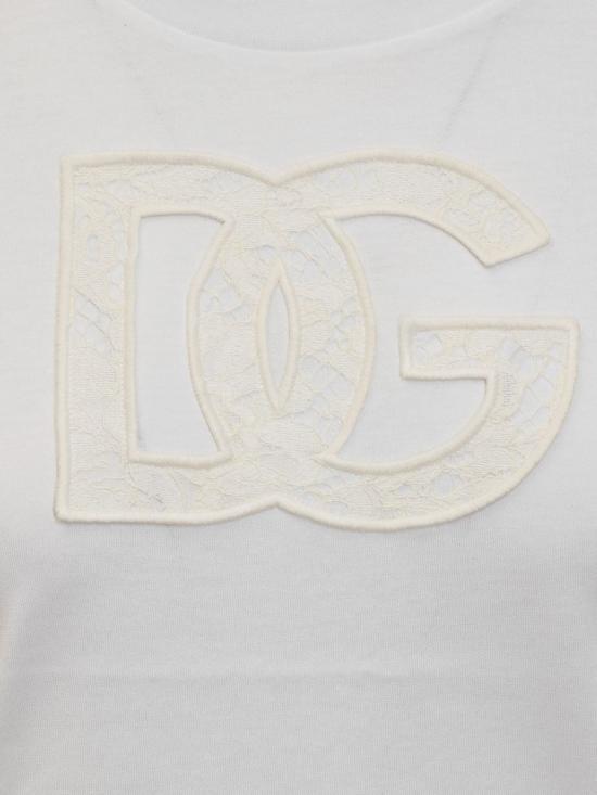  돌체앤가바나 반팔 티셔츠 F8M68ZGDB9O W0800 WHITE - DOLCE & GABBANA