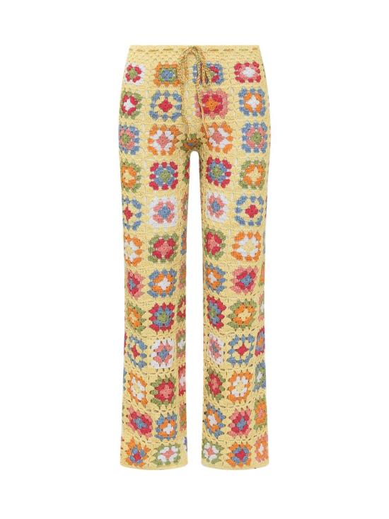  믹스익 스트레이트 팬츠 CAENX21WS1231PCT1PANTS YELLOW