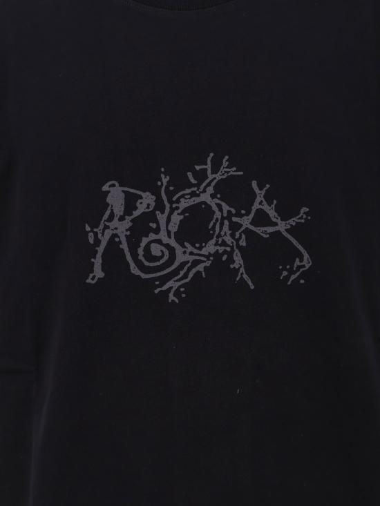 24FW 로아 반팔 티셔츠 RBMW0253JY21 BLK0001 Black - ROA