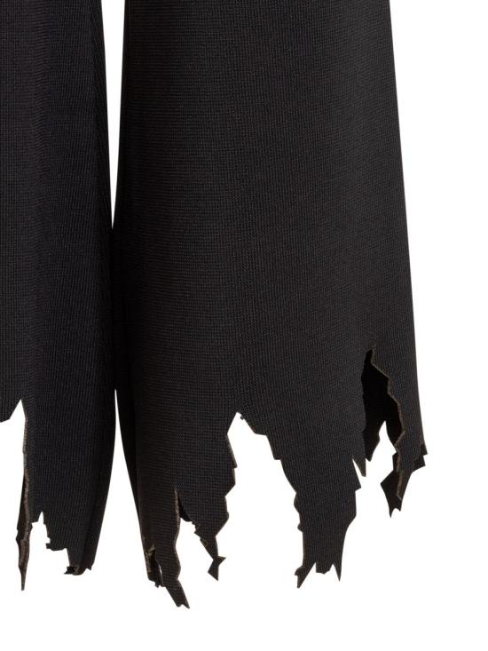  JW앤더슨 플레어 팬츠 KW1021YN0286 999 Black - JW ANDERSON