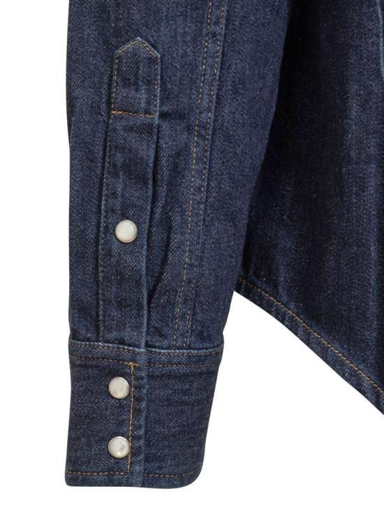  알라누이 데님 셔츠 LMYD007R24DEN004 4000 BLUE - ALANUI