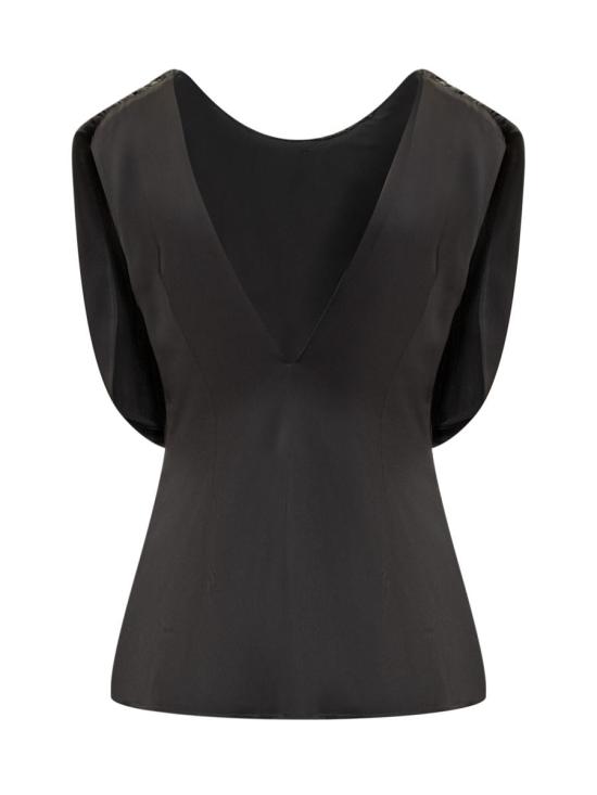  질샌더 민소매 티셔츠 J01NC0132J76018 001 Black - JIL SANDER