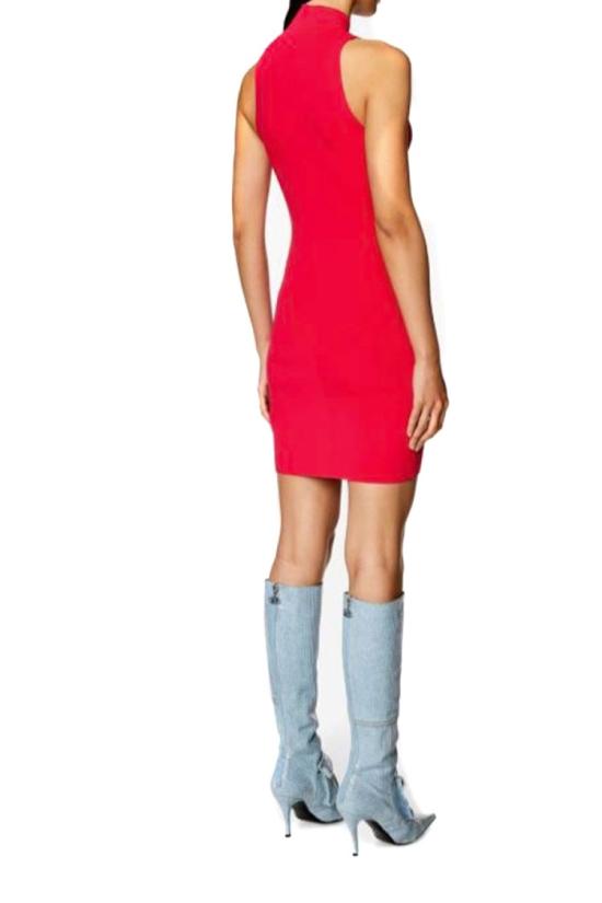  디젤 미디 원피스 A12396 0DLAX37I Red - DIESEL