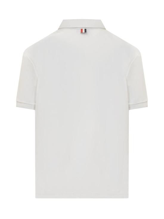  톰브라운 폴로 티셔츠 MJP196AJ0138 100 WHITE - THOM BROWNE