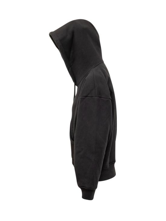  오프화이트 OFF 스탬프 후드 티셔츠 OWBB061C99FLE001 1001 Black - OFF WHITE