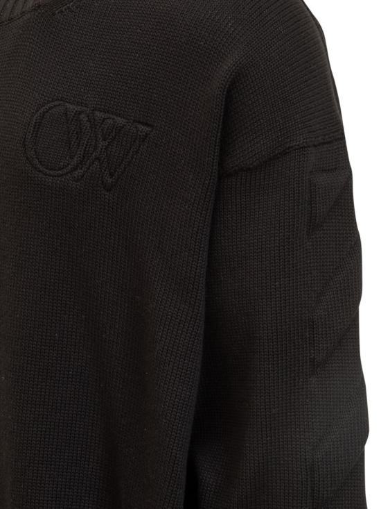  오프화이트 스웨터 OMHE151C99KNI001 1010 Black - OFF WHITE