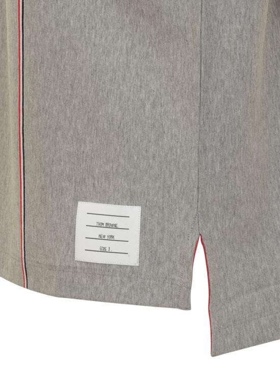  톰브라운 반팔 티셔츠 MJS252AJ0138 035 GREY - THOM BROWNE