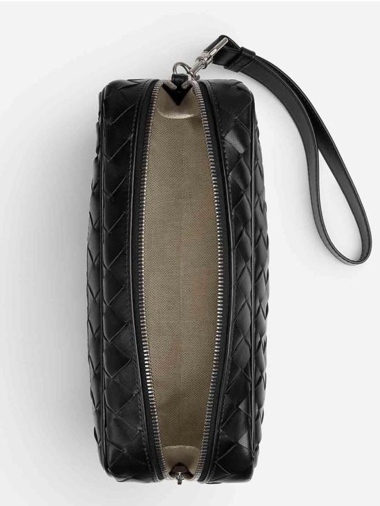  보테가베네타 인트레치아토 파우치 777390V2HL18803 BLACK - BOTTEGA VENETA