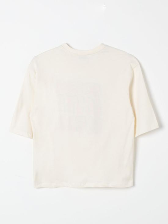 25FW [키즈] 엠에스지엠 티셔츠 F4MSJGTH212 013 Cream - MSGM