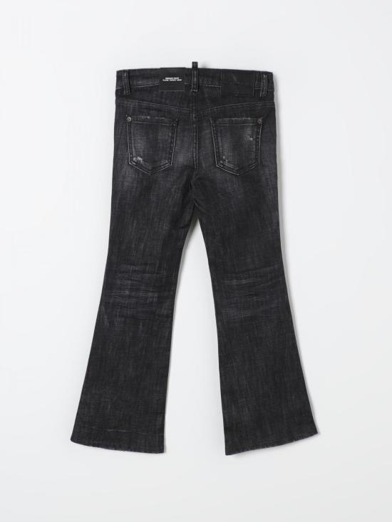 24FW [키즈] 디스퀘어드2 진 DQ2633D0AB3 DQ02 Black - DSQUARED2