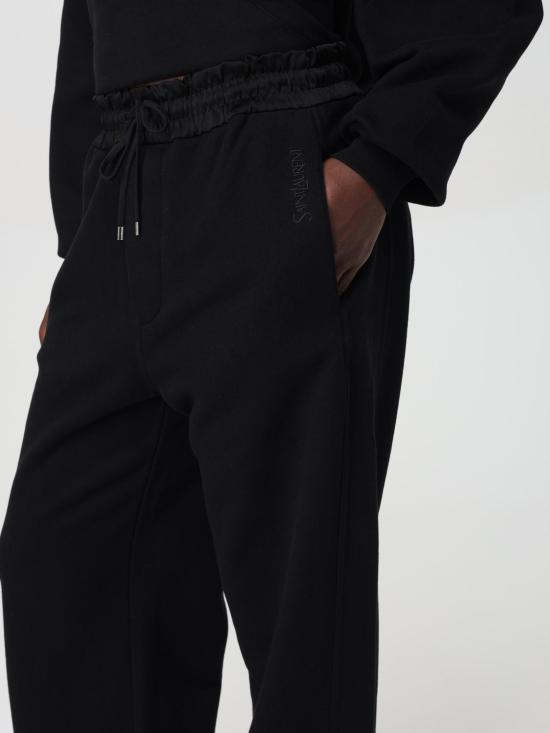 24FW 생로랑 스트레이트 팬츠 802185Y36SW 1000 Black - SAINT LAURENT
