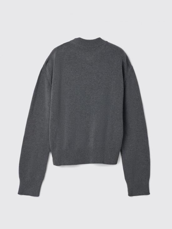 26FW 캠퍼 스웨터 AU00011 003 MELANGE KNIT SWEATER 0 Grey - CAMPER