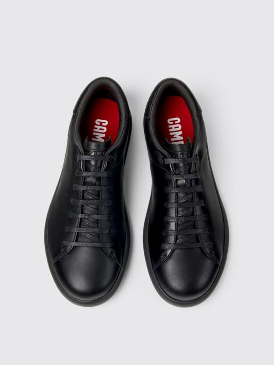 26FW 캠퍼 펠로타스 솔레르 레더 스니커즈 K101003 001 PELOTAS SOLLER 0 Black - CAMPER