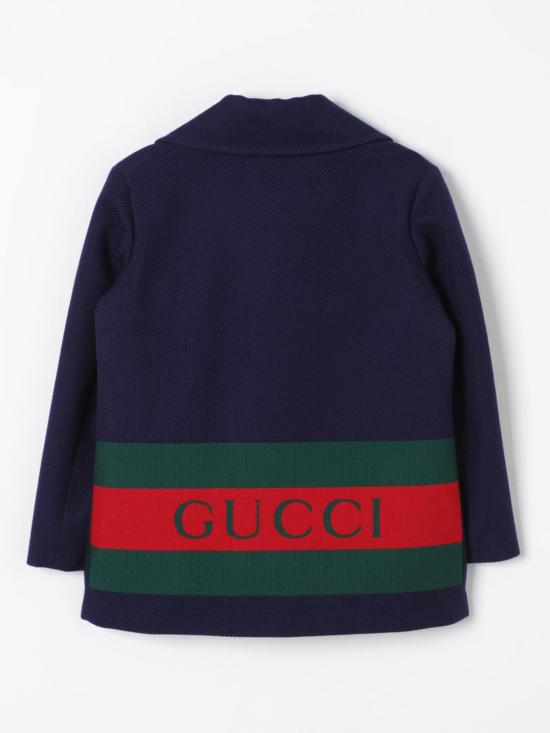 25FW [키즈] 구찌 코트 784498XWA15 4804 Blue - GUCCI